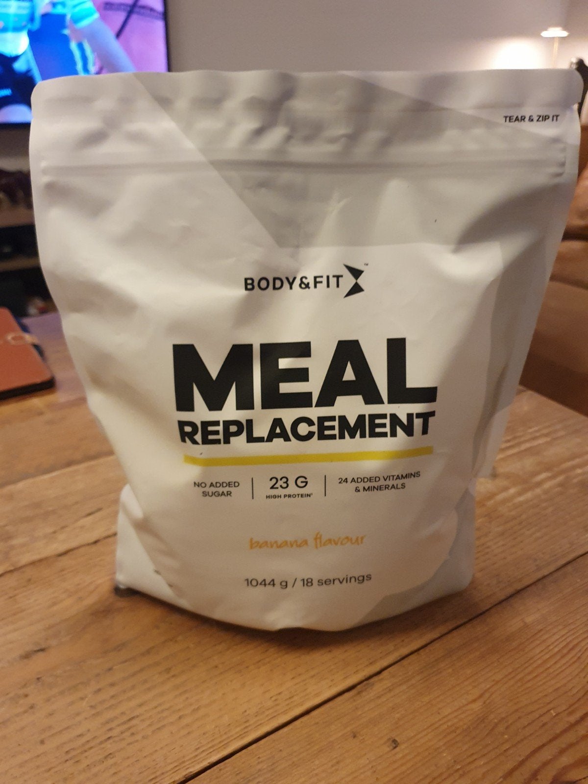 Body&Fit Meal Replacement Banaan Smaak - 1044g, Ophalen of Verzenden, Nieuw, Poeder of Drank