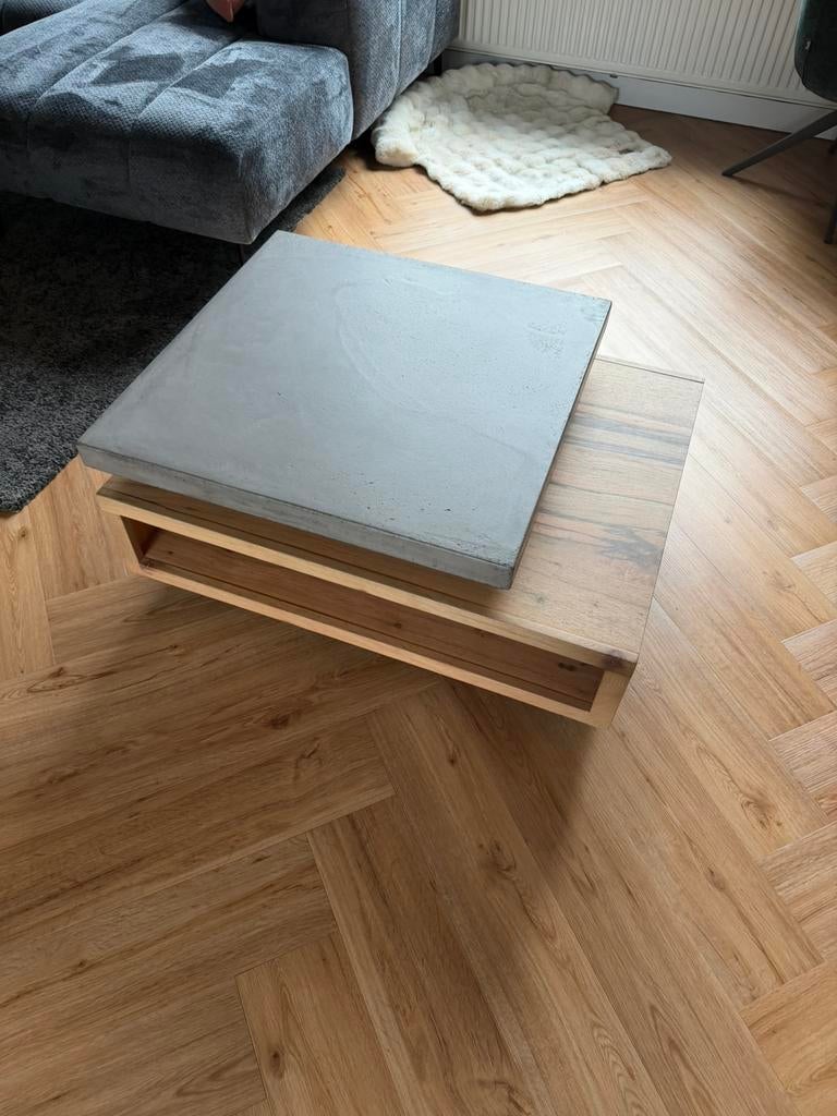 Salontafel, Huis en Inrichting, Tafels | Salontafels, Ophalen, Zo goed als nieuw, Rechthoekig, 50 tot 100 cm