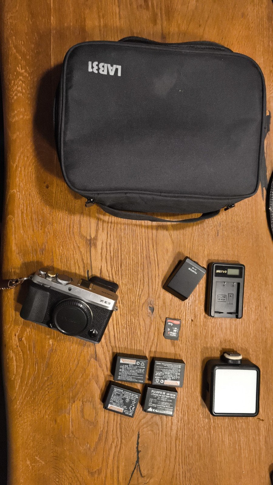 Fujifilm X-E3 met accessoires., Gebruikt, Ophalen of Verzenden, Fujifilm, Geen optische zoom