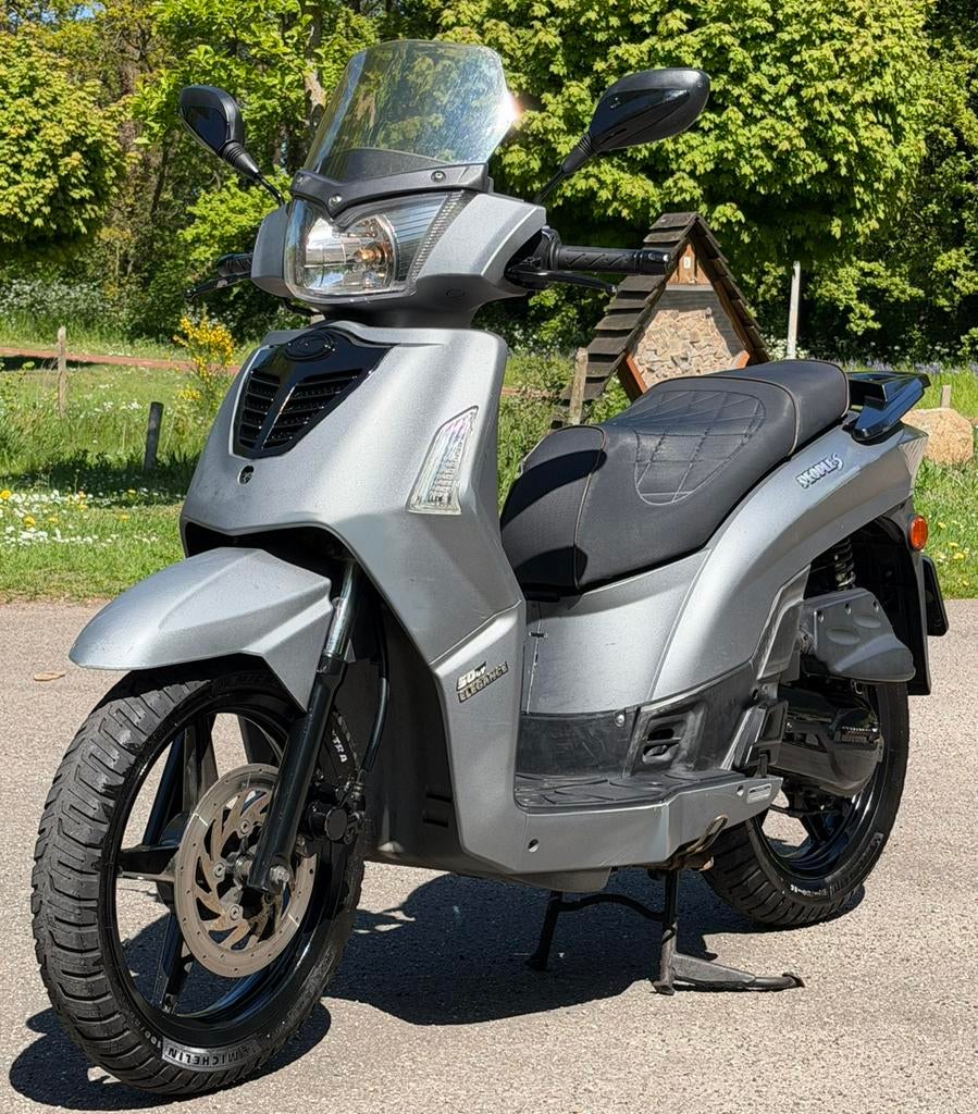 Kymco People S 2015 Mat Grijs Brom in zeer goede staat, Fietsen en Brommers, Scooters | Kymco, Zo goed als nieuw, People S, Benzine