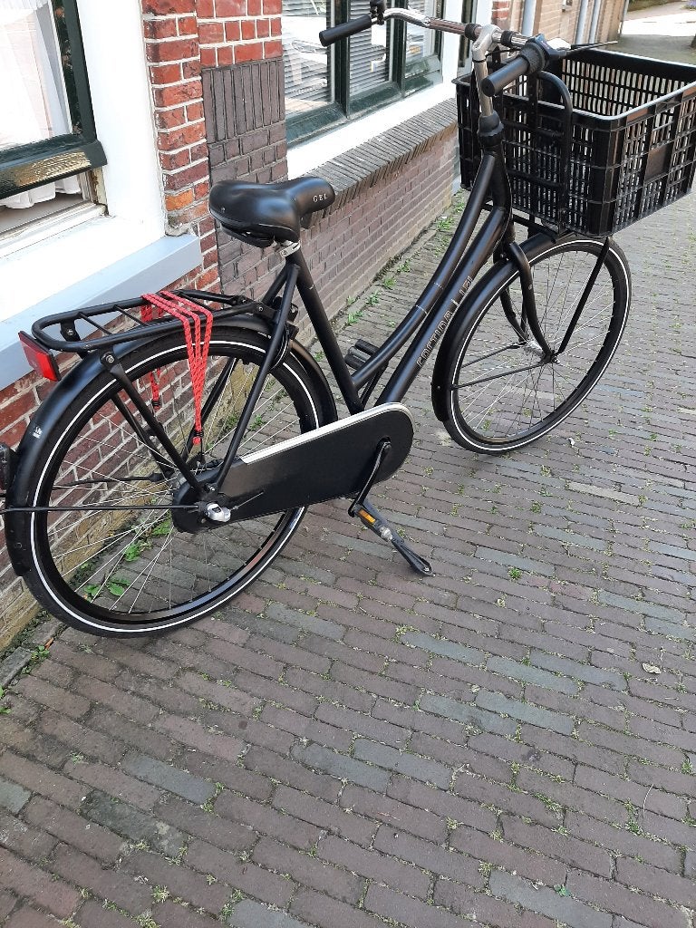 mat zwarte cortina u4, Fietsen en Brommers, Fietsen | Dames | Damesfietsen, Terugtraprem, Gebruikt, Versnellingen, 56 cm of meer