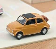 Fiat 500 F 1965 Yellow Positano 1-43 Norev Jet Car, Tschuiten@hotmail.com, Auto, Frankrijk, Norev Jet Car
