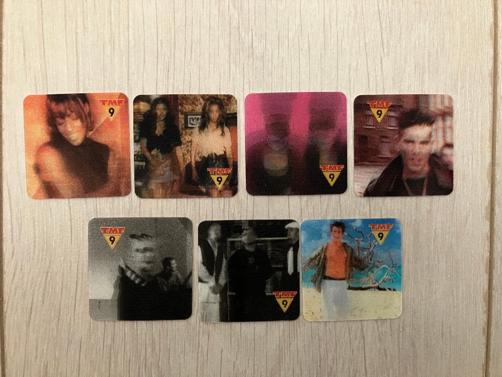 TMF kaartjes Pop Clips Flippo’s jaren 90, Ophalen of Verzenden, Losse flippo's