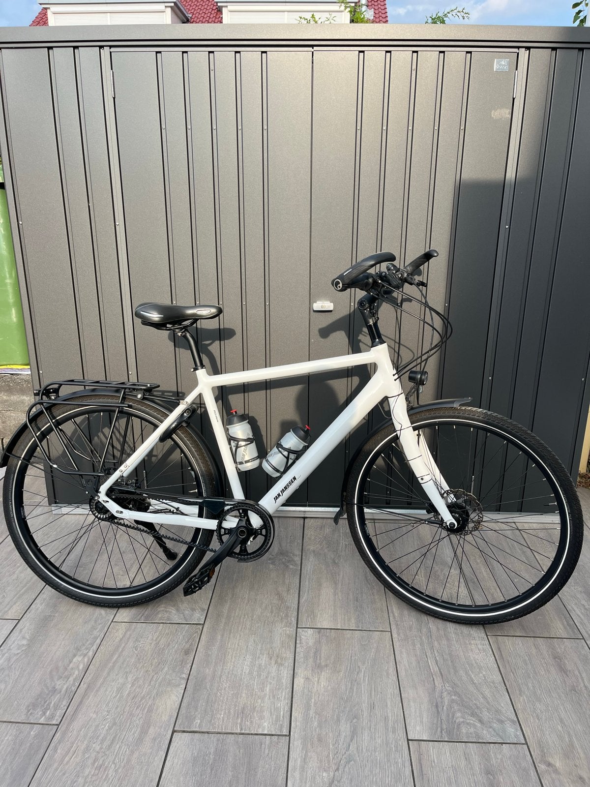 Jan Janssen Rohnin fiets met riemaandrijving en schijfremmen, Fietsen en Brommers, Fietsen | Heren | Herenfietsen, Versnellingen