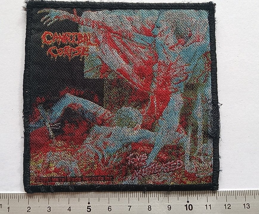 Cannibal Corpse Tomb of the Mutilated vintage 2001 patch, Verzenden, Zo goed als nieuw, Kleding