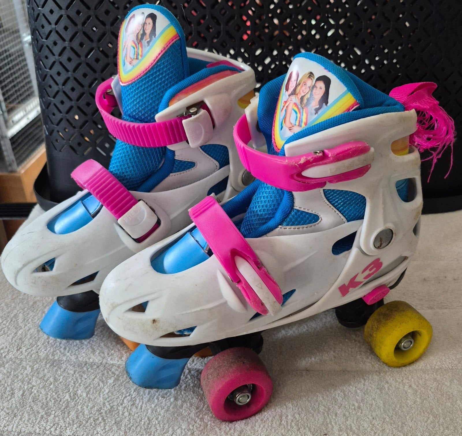 K3 rolschaatsen voor kinderen - Verstelbaar, Ophalen, Verstelbaar, Gebruikt, Kinderen