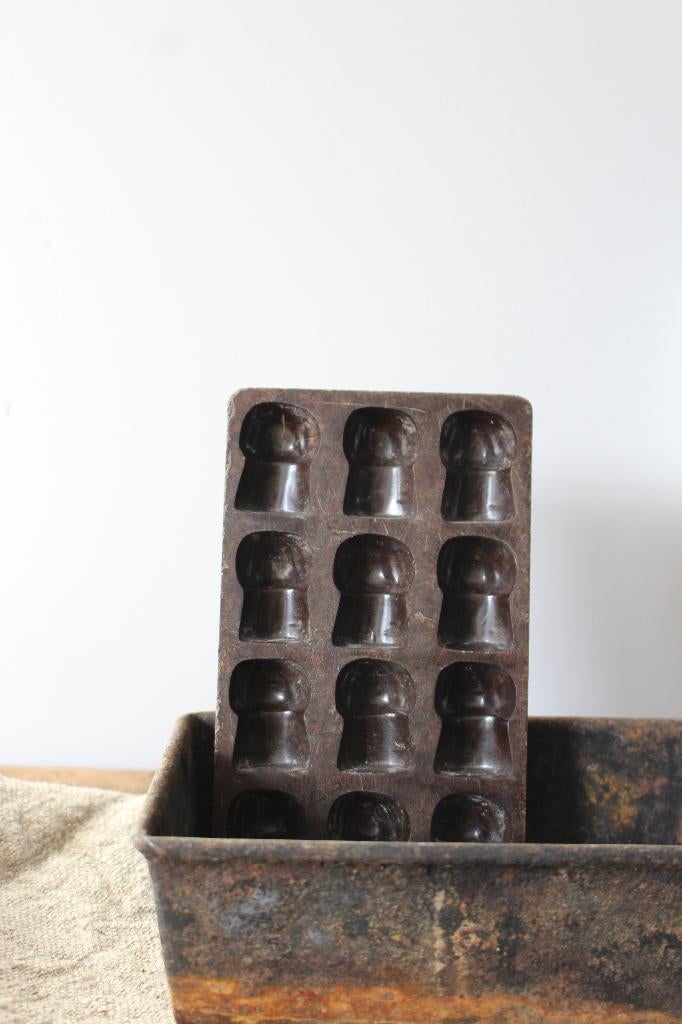 Oude chocolade mal / vorm bakeliet *Pronck & Praal*, Antiek en Kunst, Curiosa en Brocante, Ophalen of Verzenden
