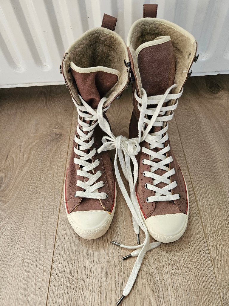 Converse All Star hoge sneakers bruin maat 38, Bruin, Converse, Ophalen of Verzenden, Sneakers of Gympen