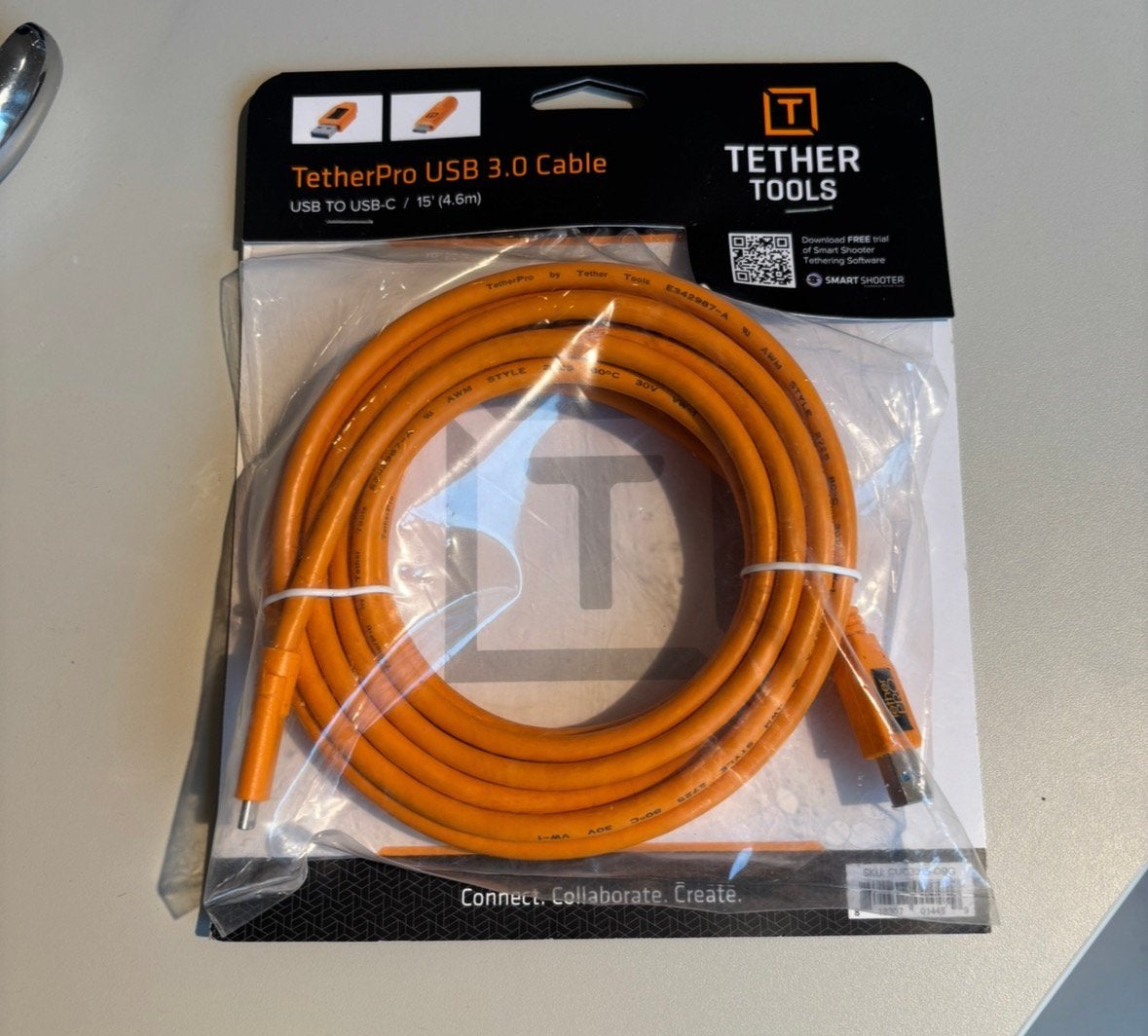 Tether Tools TetherPro USB 3.0 Cable to USB-C, Ophalen of Verzenden, Nieuw