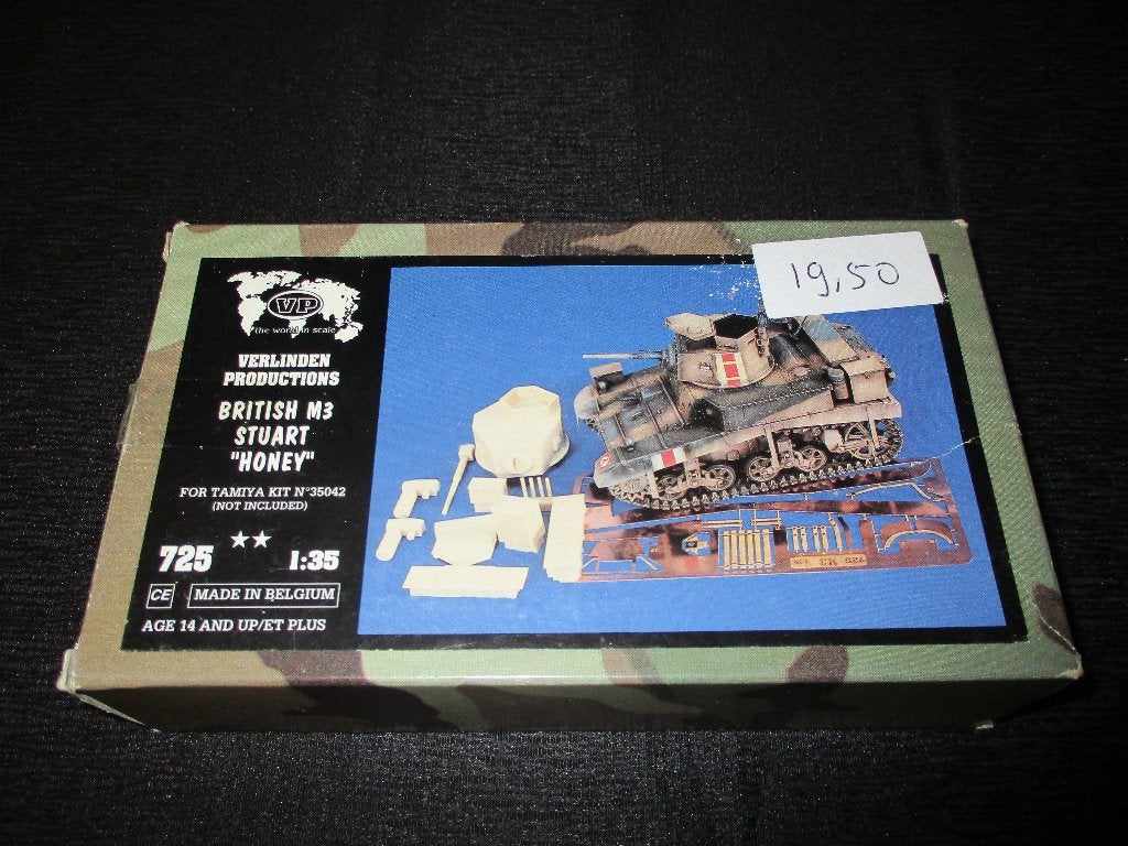 D-429,VERLINDEN 1-35,NO,725,British M3 Stuart -Honey-, Overige merken, 1:32 tot 1:50, Overige typen, Nieuw