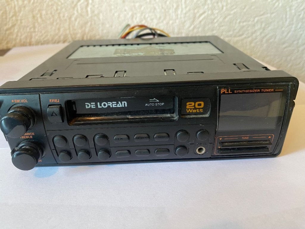 DeLorean PLL Synthesizer Tuner Autoradio 20 Watt, Ophalen of Verzenden, Gebruikt
