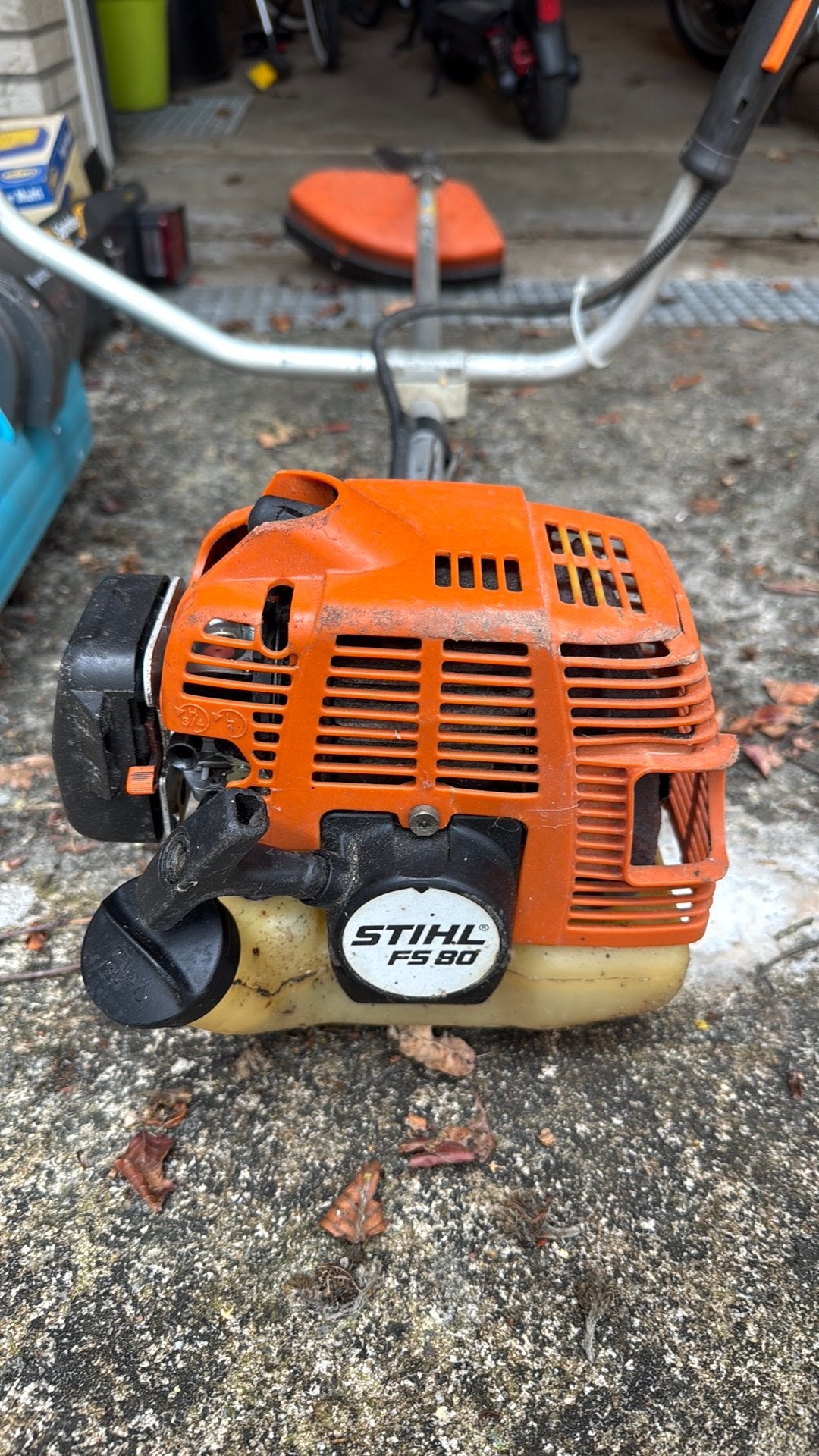Bosmaaier Stihl FS 80, Ophalen, Zo goed als nieuw, Benzine