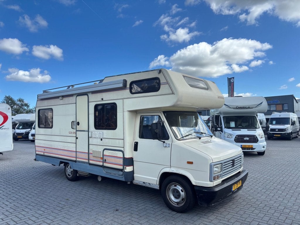 Autostar 525GTS/Dwarsbed/Alkoof/6.20M/1988/INRUILKOOPJE!, Caravans en Kamperen, Overige merken, Alkoof, 6 tot 7 meter, Bedrijf
