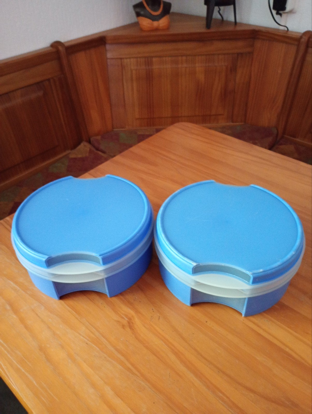 2 x koekjestrommel Tupperware , nette staat, prijs per stuk, Huis en Inrichting, Keuken | Tupperware, Ophalen of Verzenden, Zo goed als nieuw