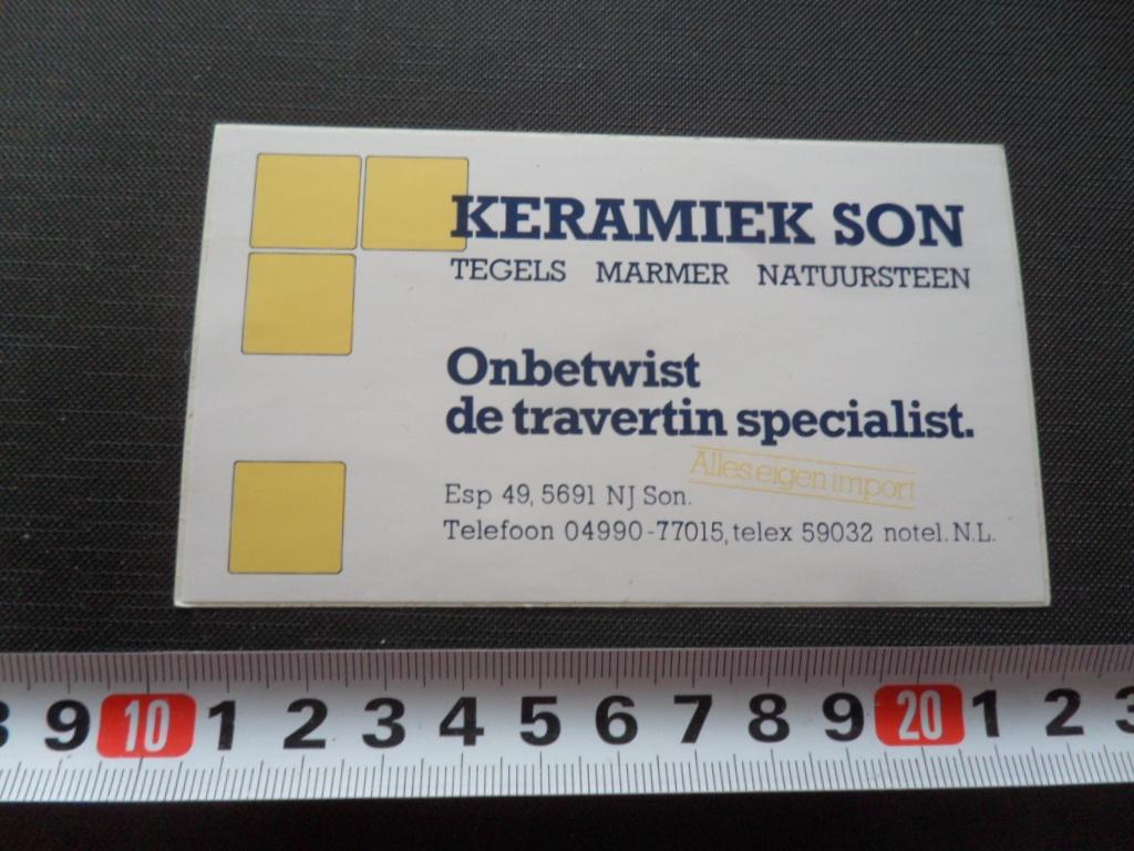 sticker Keramiek Son  tegels marmer natuursteen GC009*, Ophalen, Zo goed als nieuw
