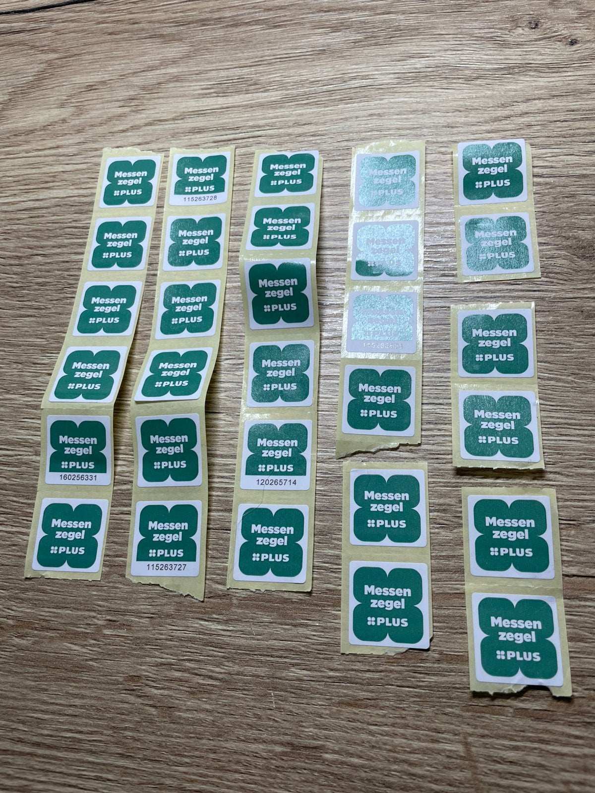30 messenzegels Zwilling - Plus, Verzamelen, Supermarktacties, Plus, Ophalen of Verzenden