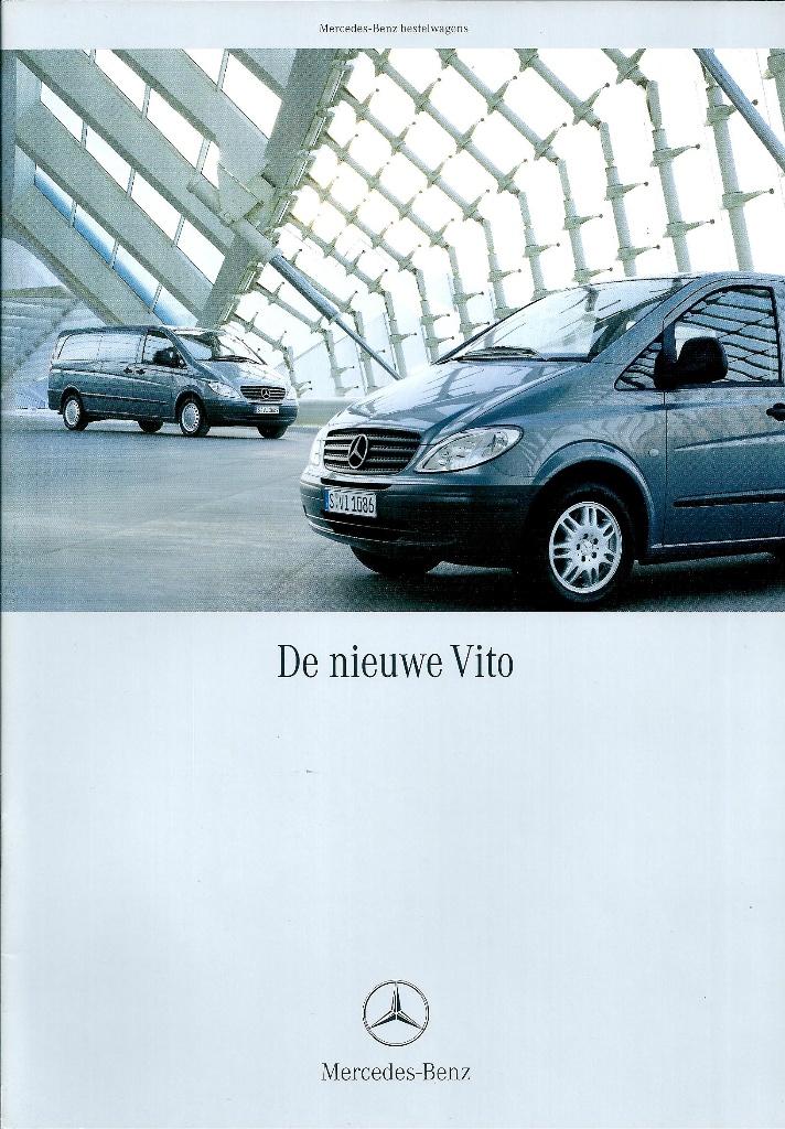 Brochure Mercedes Vito 2003, Ophalen of Verzenden, Gelezen, Mercedes