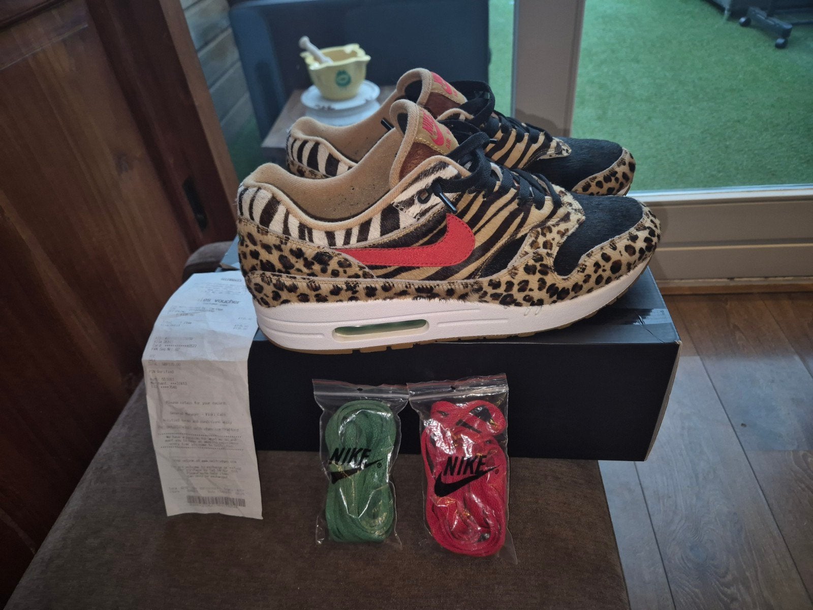 nike air max 1 46 atmos animal pack 2.0, Ophalen, Zo goed als nieuw, Overige kleuren