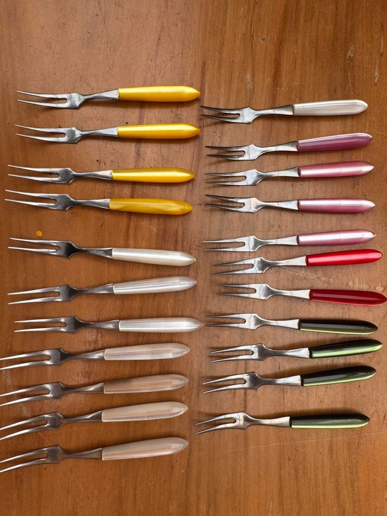 Vintage cocktail vorkjes, Antiek en Kunst, Verzenden