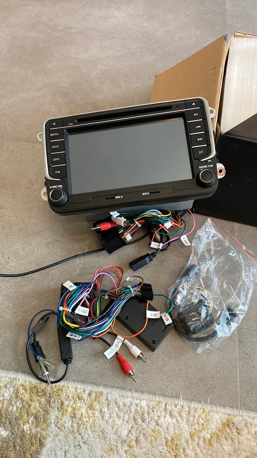 XTRONS Autoradio met GPS, DVD, Bluetooth en FM, Auto diversen, Ophalen of Verzenden, Zo goed als nieuw