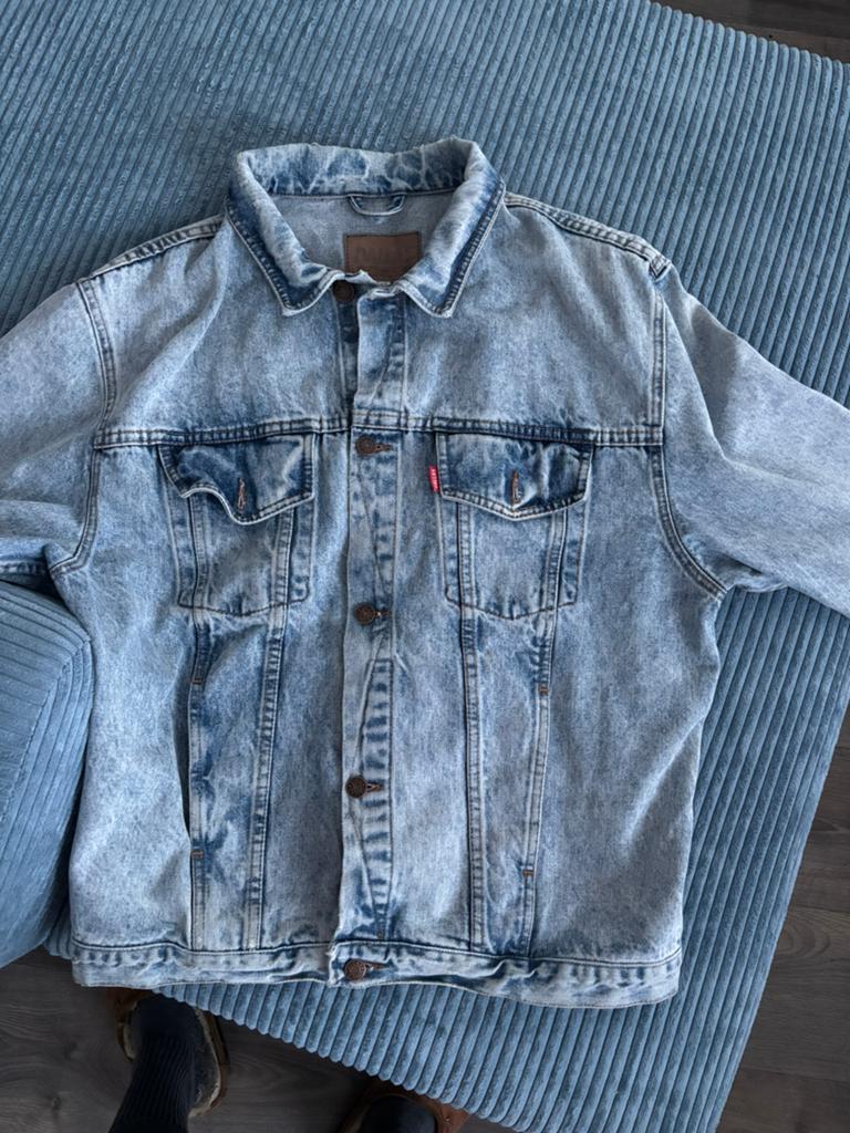 Vintage DALLAS spijkerjas, lichtblauw, maat XL, Ophalen of Verzenden, Zo goed als nieuw, Maat 56/58 (XL), Blauw