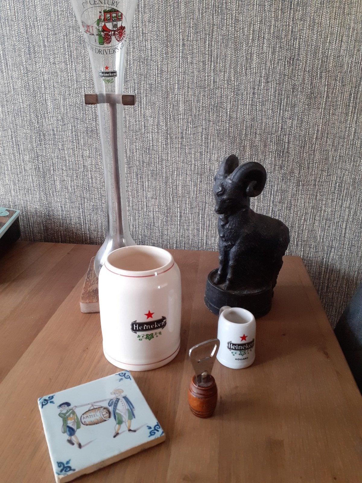 Heineken verzameling en meer, Verzamelen, Ophalen, Gebruikt