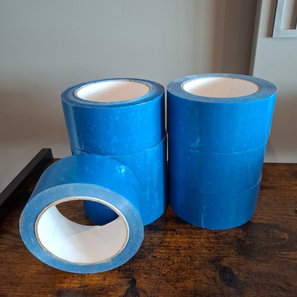 Verpakkings tape blauw per rol €1,00, Doe-het-zelf en Verbouw, Zeil en Folie, Ophalen of Verzenden, Nieuw, Minder dan 5 m², Overige typen