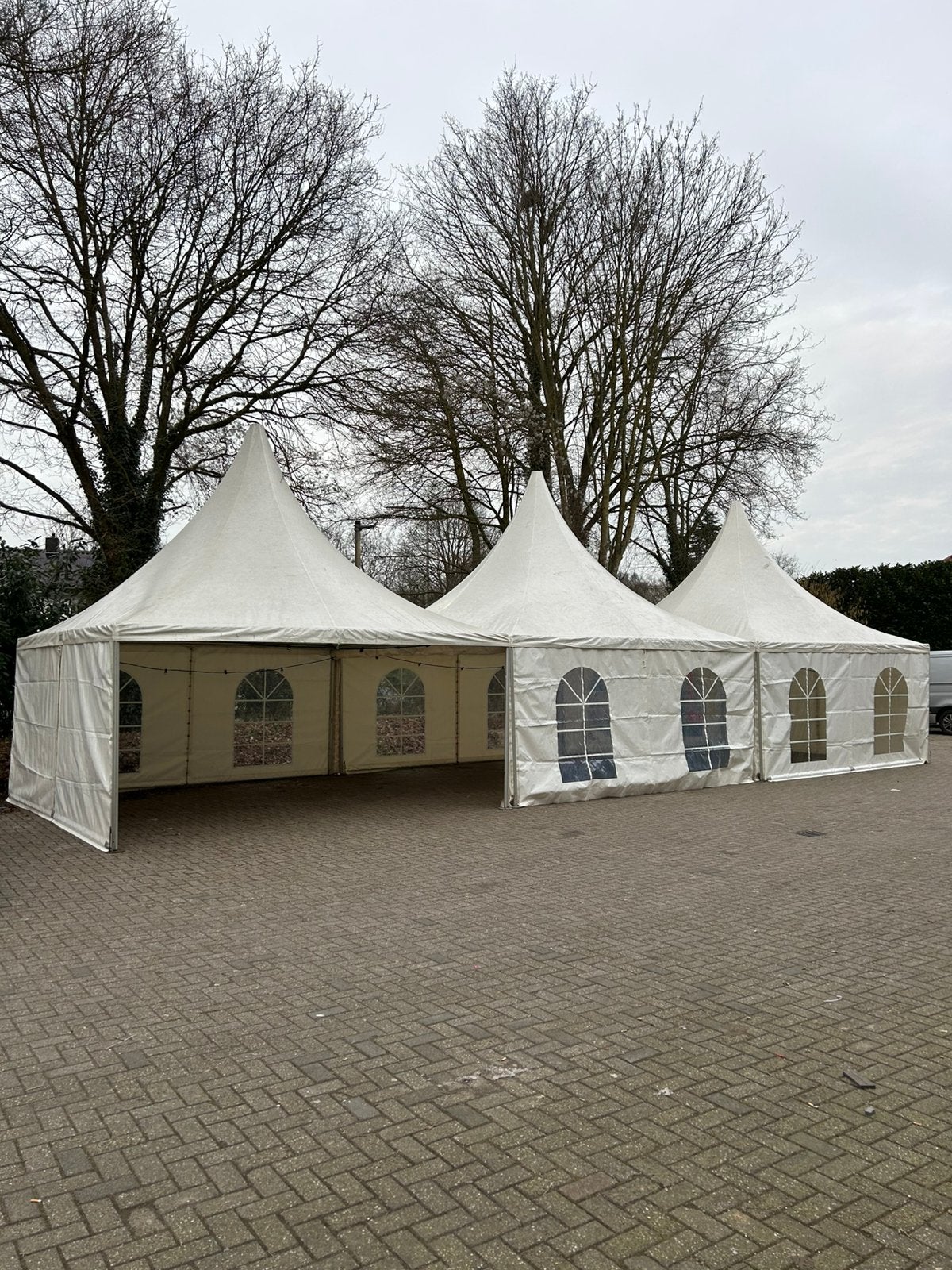 Pagodetenten Te Huur, Bar Tent, Feessttent, Uitgifte Tent, 6 meter of meer, Zo goed als nieuw, Pagodetent, 8 meter of meer
