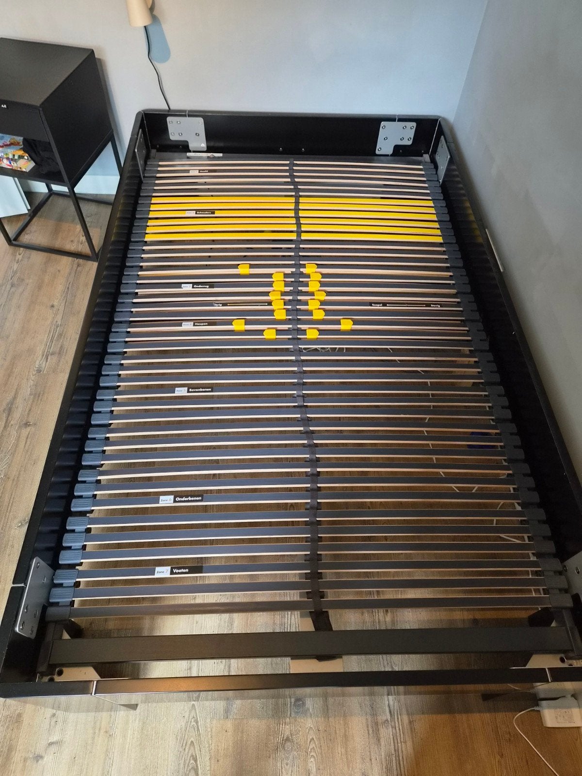 Lattenbodem twijfelaar 120x 200 Bossflex 600 vlak - Zgan, Huis en Inrichting, Ophalen, Verstelbaar, Zo goed als nieuw, Twijfelaar