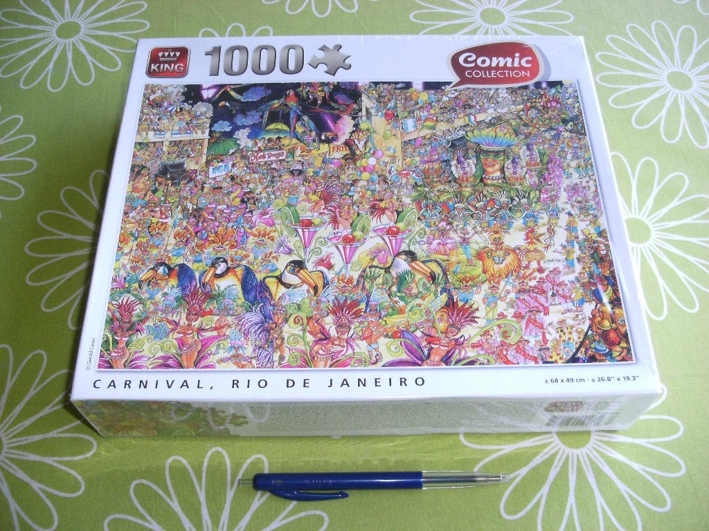 Nieuw in seal: Puzzel Carnaval Rio de Janeiro 1000 stukjes, Ophalen of Verzenden, 500 t/m 1500 stukjes, Nieuw, Legpuzzel
