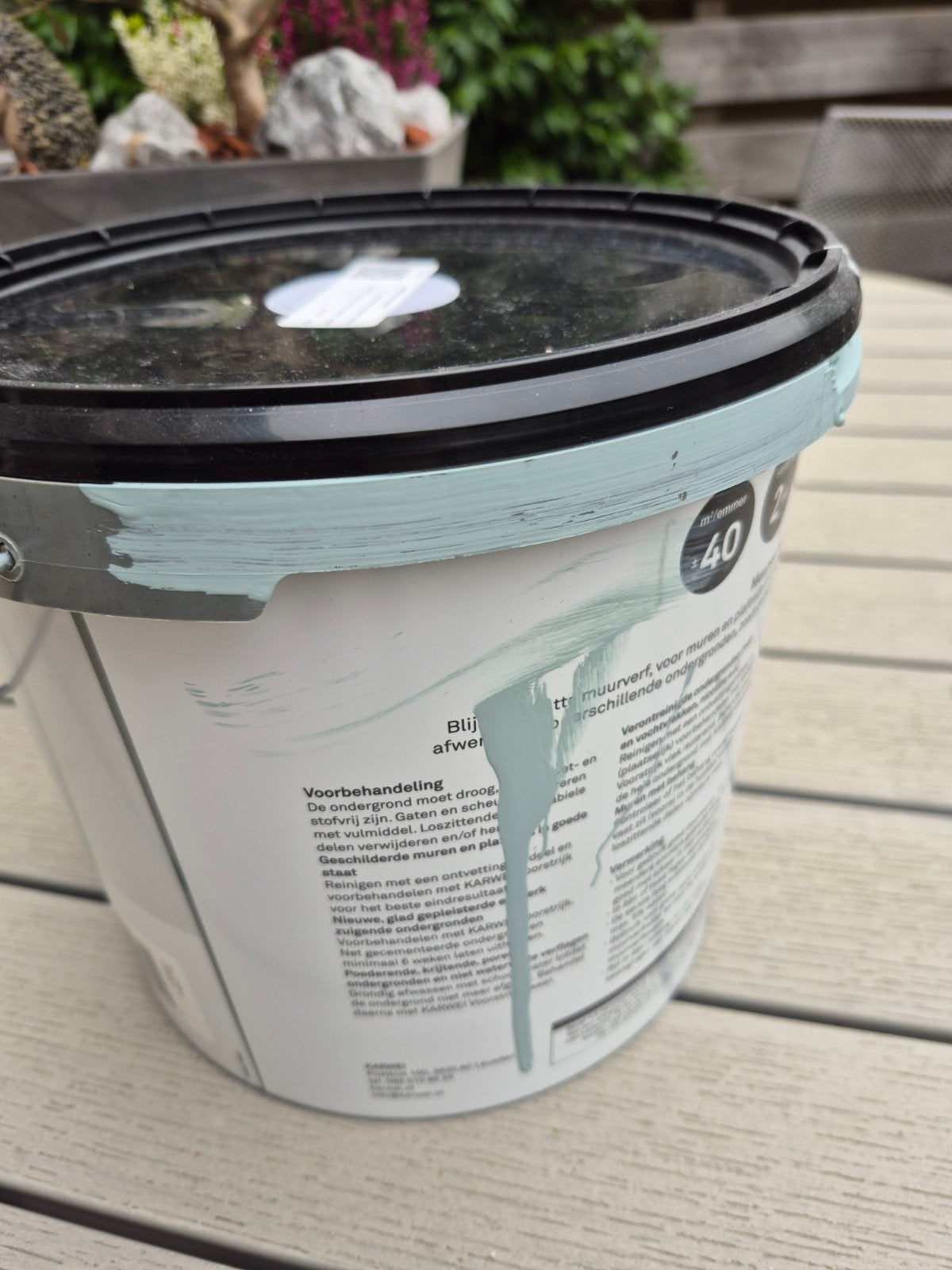 Muurverf voor binnen - Zwembadblauw (5 liter)