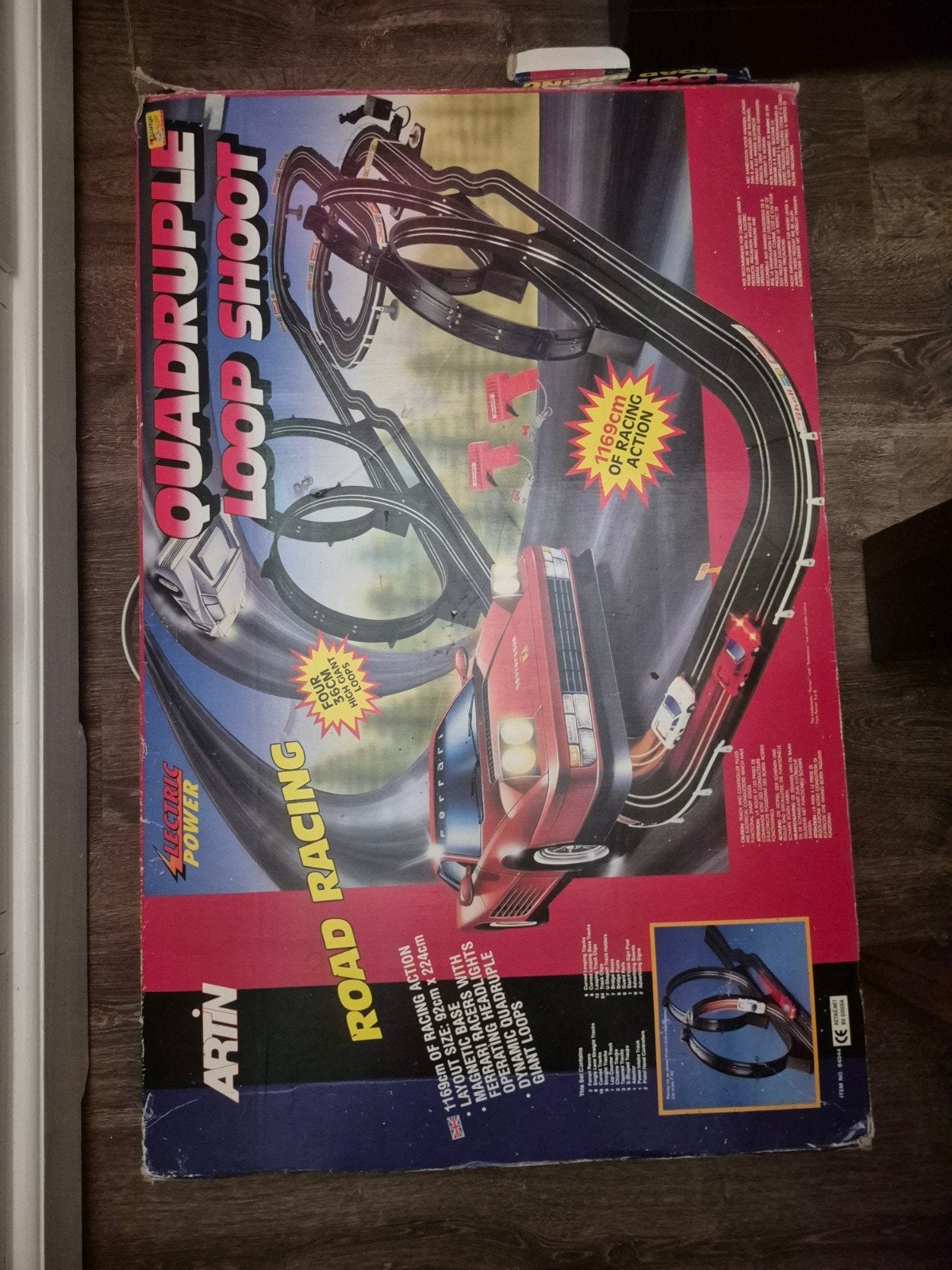 Artin Quadruple Loop Shoot Racebaan - Elektrisch, Ophalen, Gebruikt, Elektrisch, Overige merken