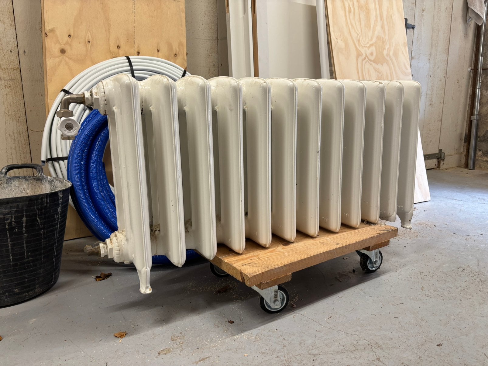 Klassieke gietijzeren kolomradiator, Ophalen, 30 tot 80 cm, Gebruikt, Radiator