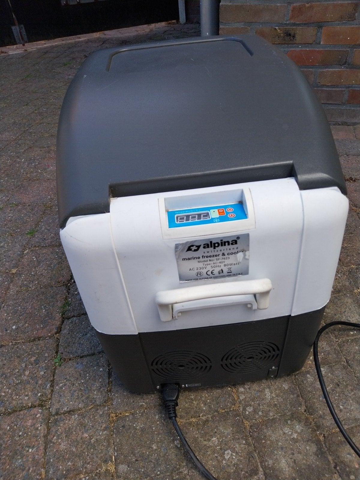 Alpine Vries/Koelkast -20C/+10C Ideaal voor Vakantie/Extra, Ophalen, Gebruikt, Koelbox, Elektrisch