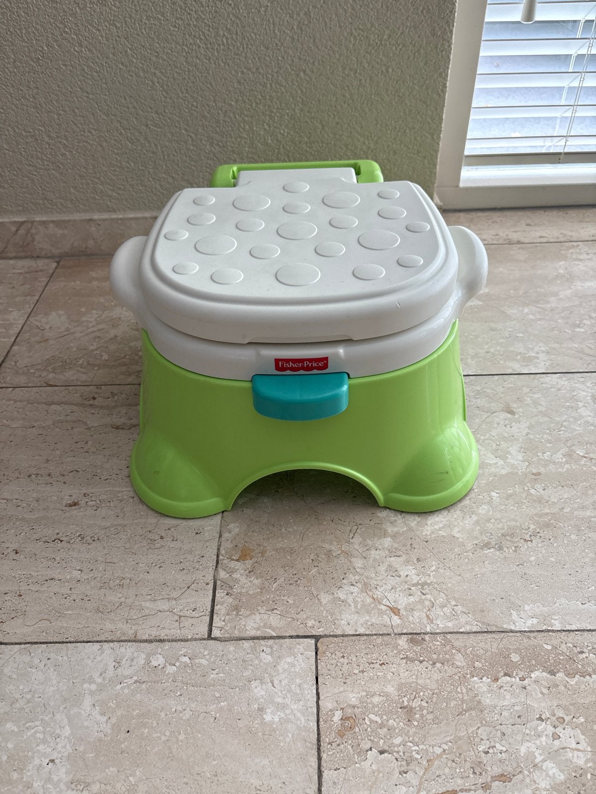 Fisher-Price Potje - Groen/Wit met muziek, Ophalen, Gebruikt