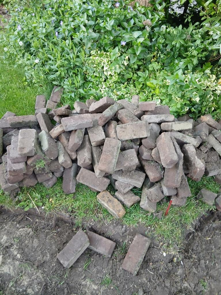 Oude klinkers, Ophalen of Verzenden, Gebruikt, Beton, Klinkers