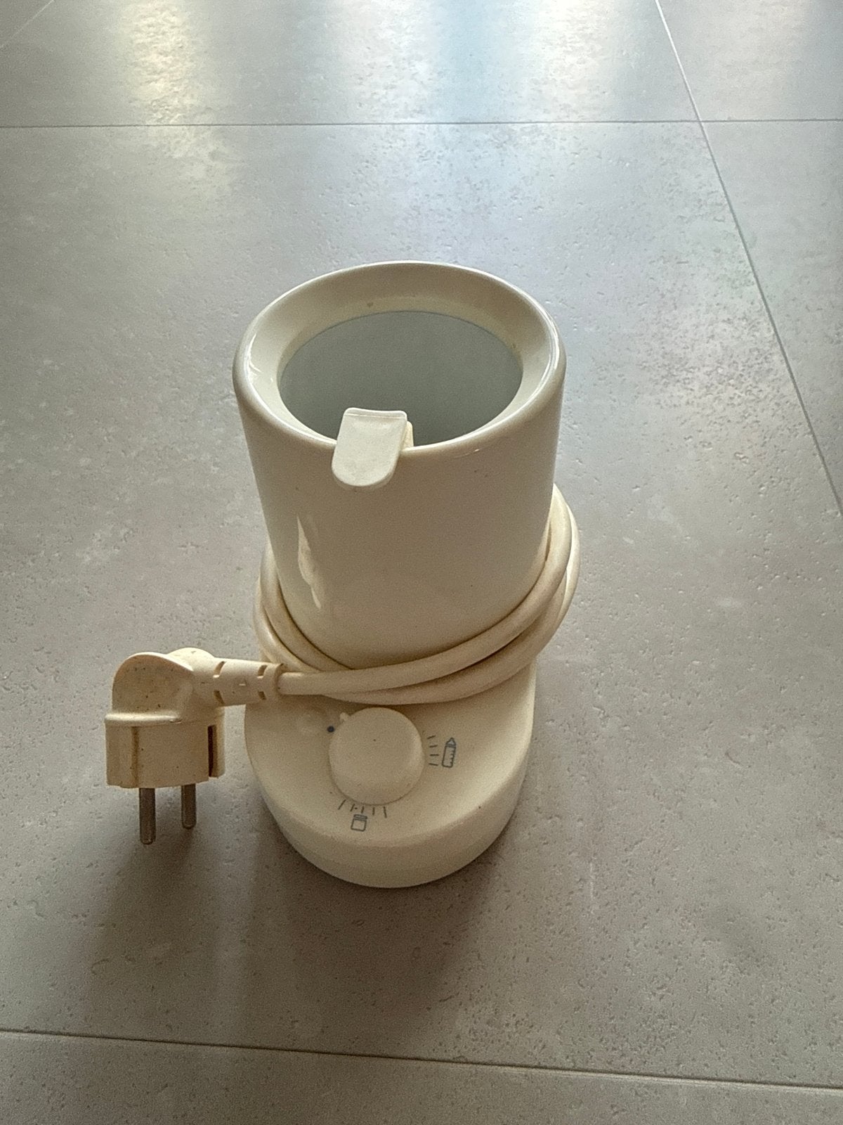 Flessenwarmer met temperatuurregeling, Ophalen, Gebruikt