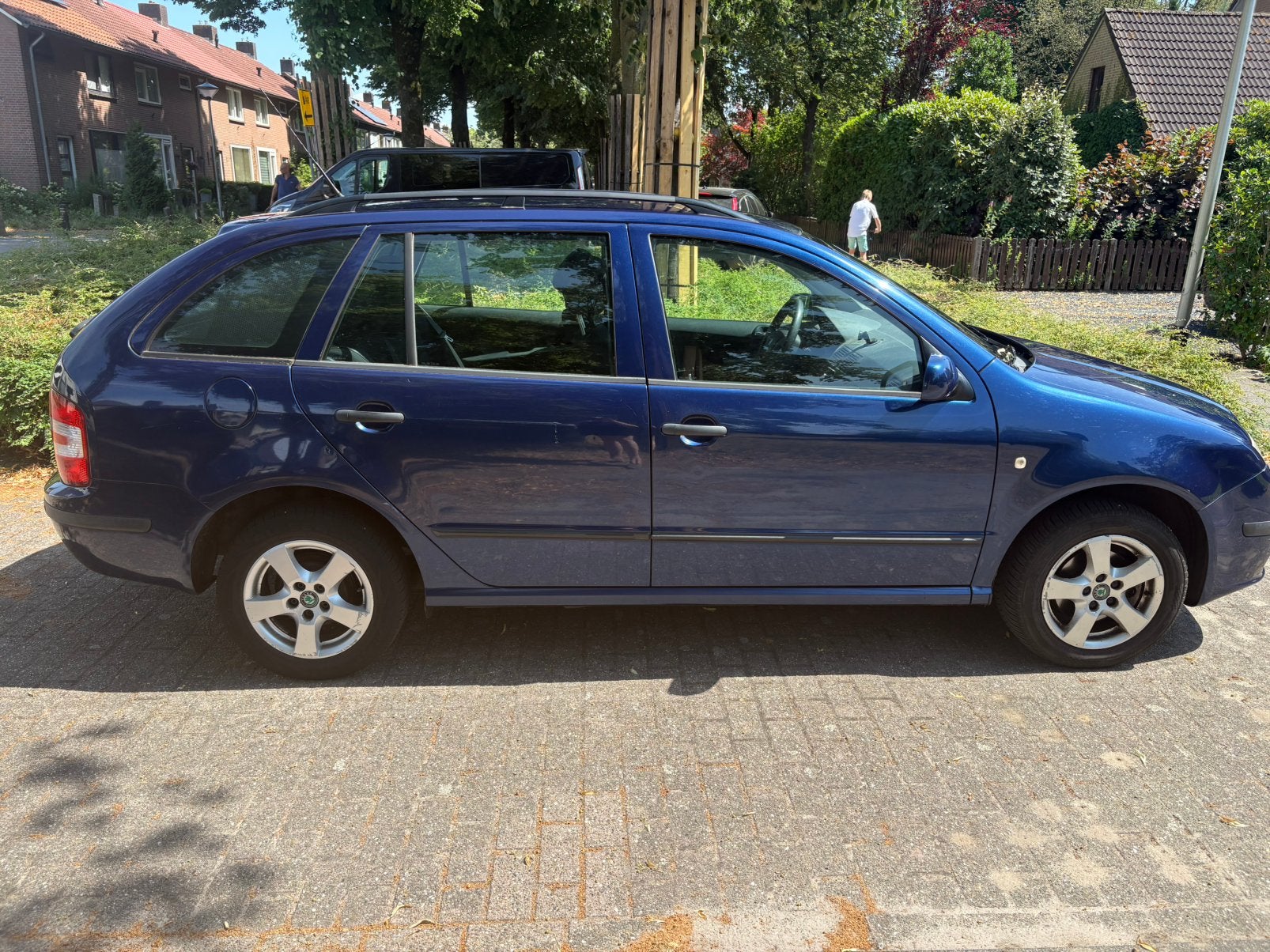 Skoda Fabia 1.4 Combi 55KW 2006 Blauw, Auto's, Skoda, Voorwielaandrijving, 74 pk, 4 cilinders, Blauw