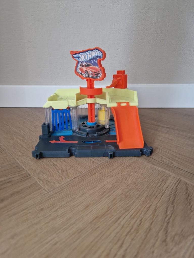 Hot Wheels City Wasstraat Speelset, Ophalen, Gebruikt