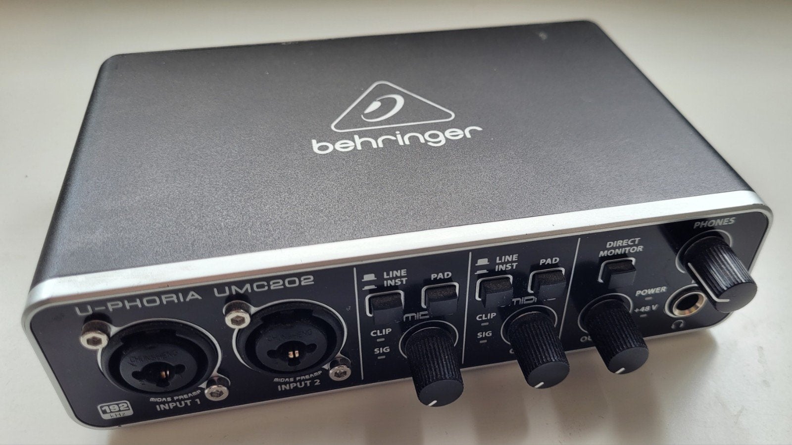 Behringer U-Phoria UMC202, Ophalen of Verzenden, Zo goed als nieuw