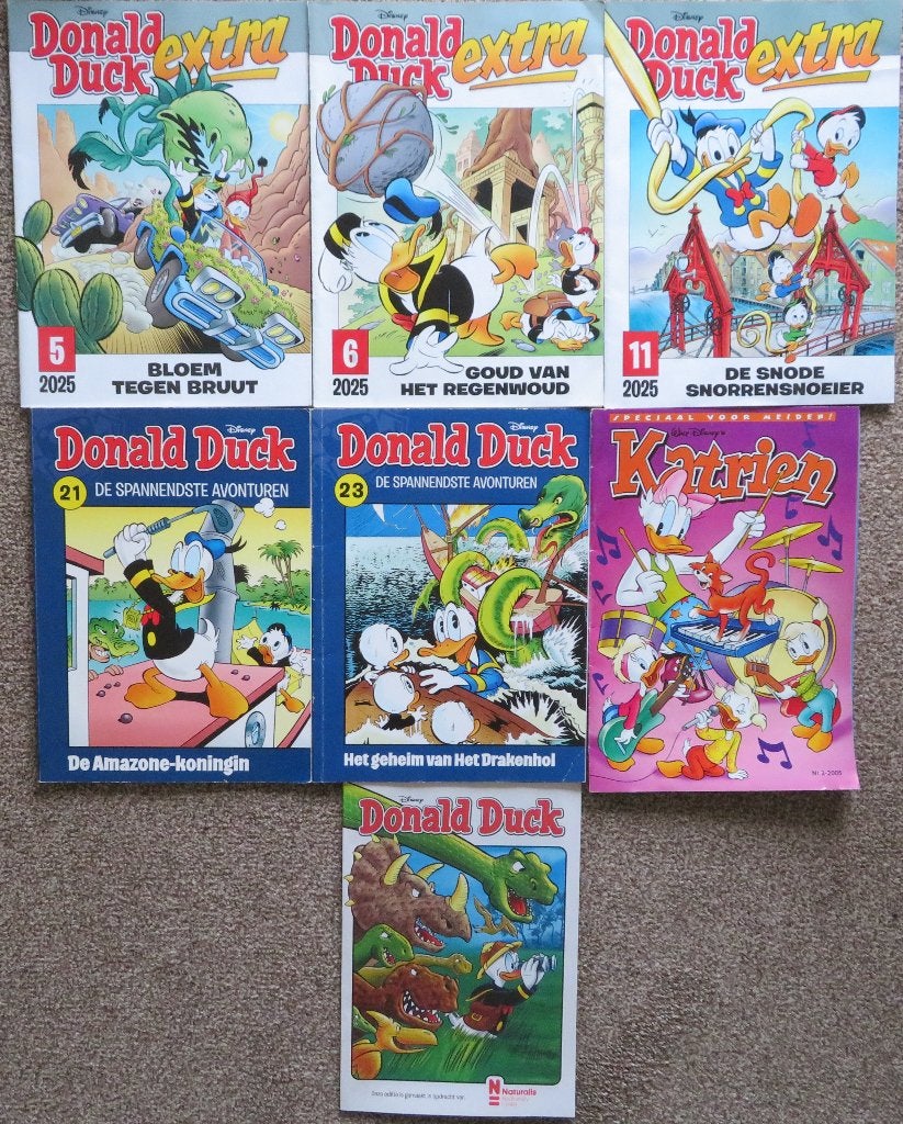 Donald Duck - heel veel stripboeken en pockets, Meerdere stripboeken, Ophalen, Gelezen