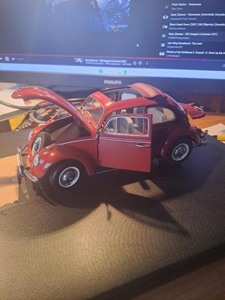 vw kever 1302 met schuifdak van schuco, Hobby en Vrije tijd, Ophalen of Verzenden, Nieuw, Auto, Overige merken