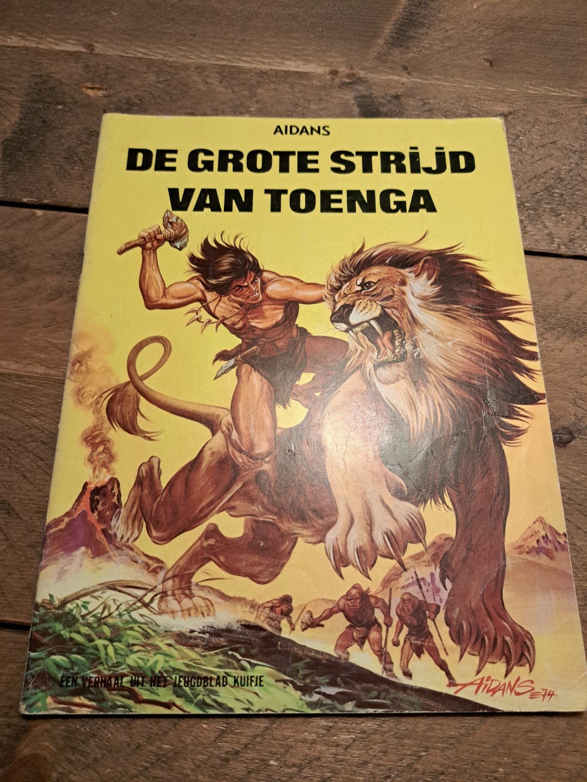 Toenga De grote strijd van, Boeken, Eén stripboek, Ophalen of Verzenden, Zo goed als nieuw