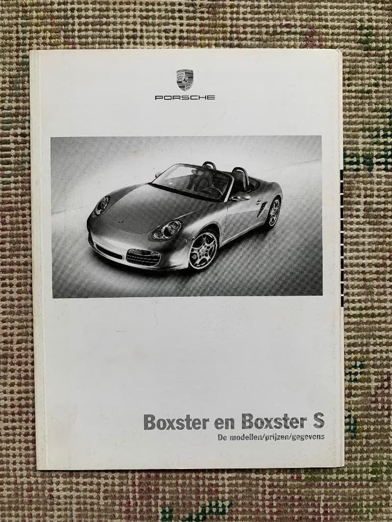 Nederlandse prijslijst Porsche Boxster en Boxter S 987 2004, Porsche, Ophalen of Verzenden, Zo goed als nieuw, Porsche