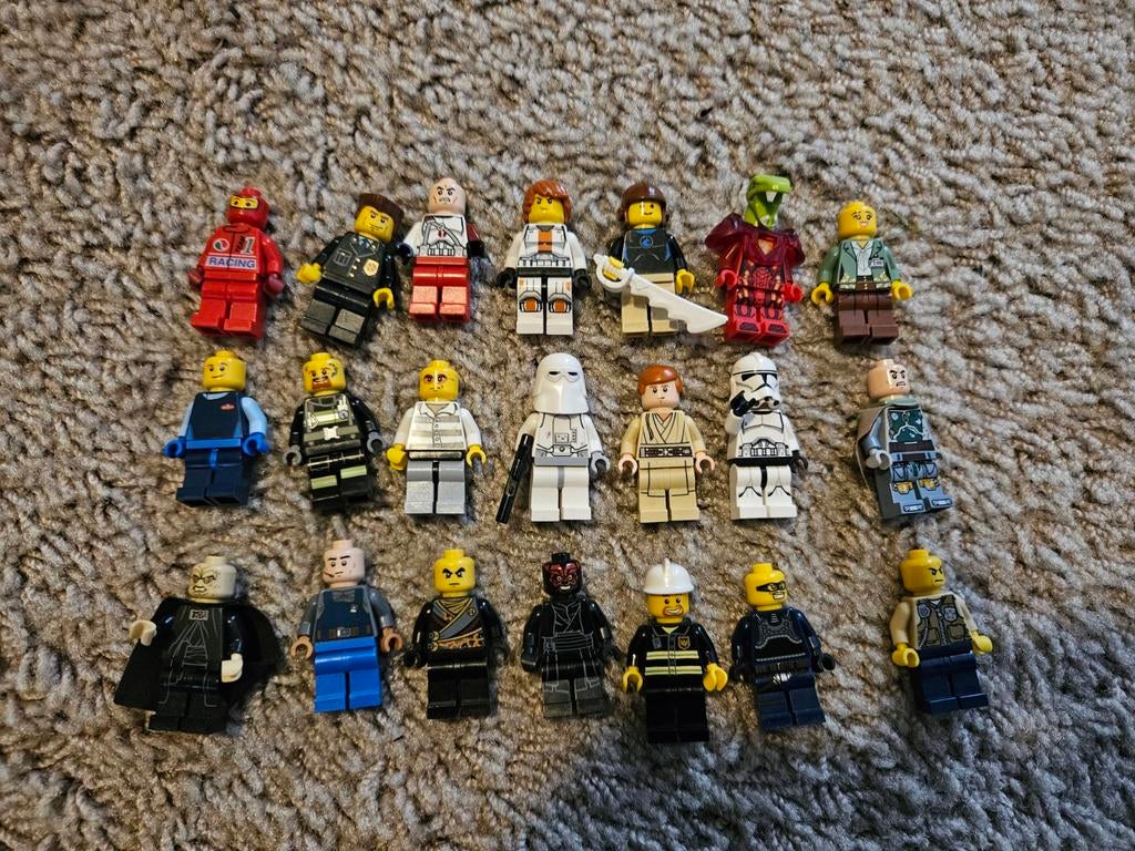 Partij Lego poppetjes Star Wars en Lego City, Ophalen of Verzenden