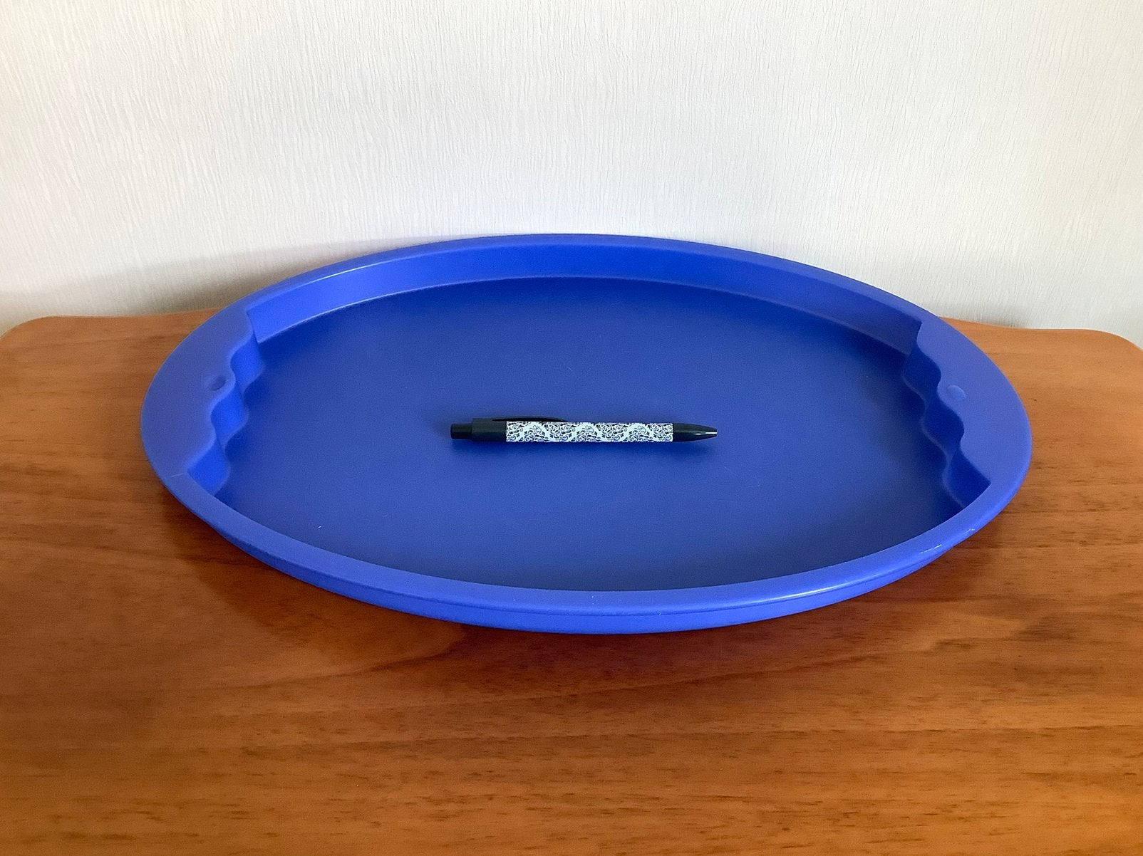 Tupperware Trendy Dienblad Serveerblad €8,50., Ophalen of Verzenden, Zo goed als nieuw, Blauw, Overige typen