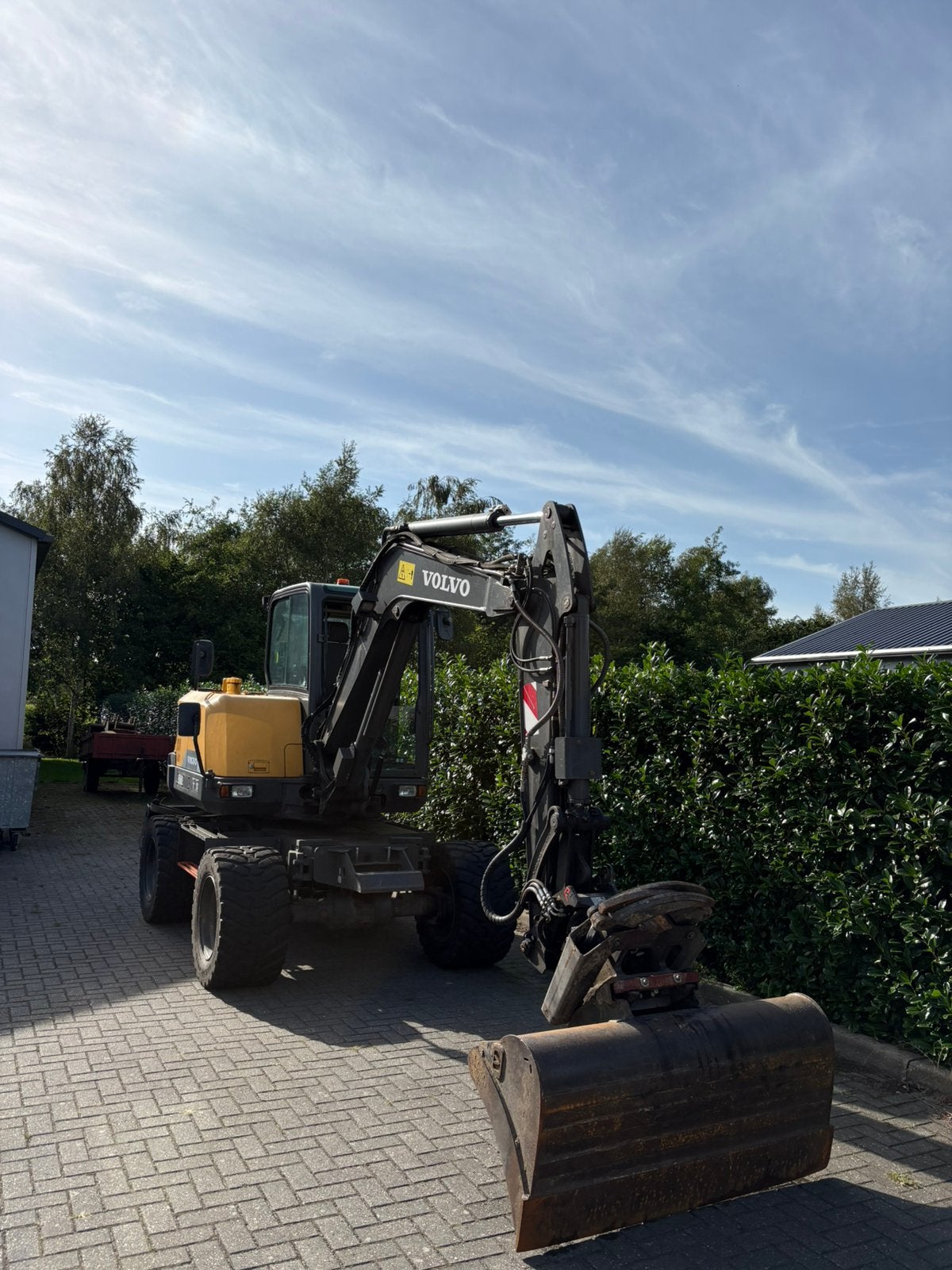 Volvo EW60e, Ophalen, Graafmachine