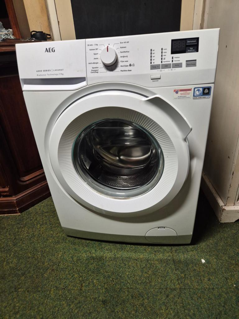 wasmachine AEG 6000 Lavamat prosence 7kg, 6 tot 8 kg, Ophalen, 1200 tot 1600 toeren, 85 tot 90 cm