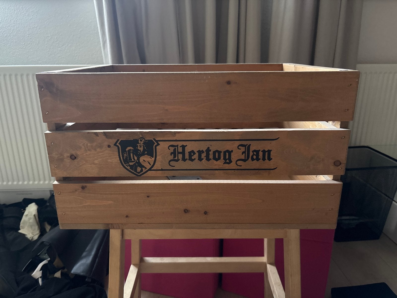 Hertog Jan Fietskratje voor Voorrekje, Fietsen en Brommers, Fietsaccessoires | Aanhangers en Karren, Ophalen, Gebruikt, Overige typen