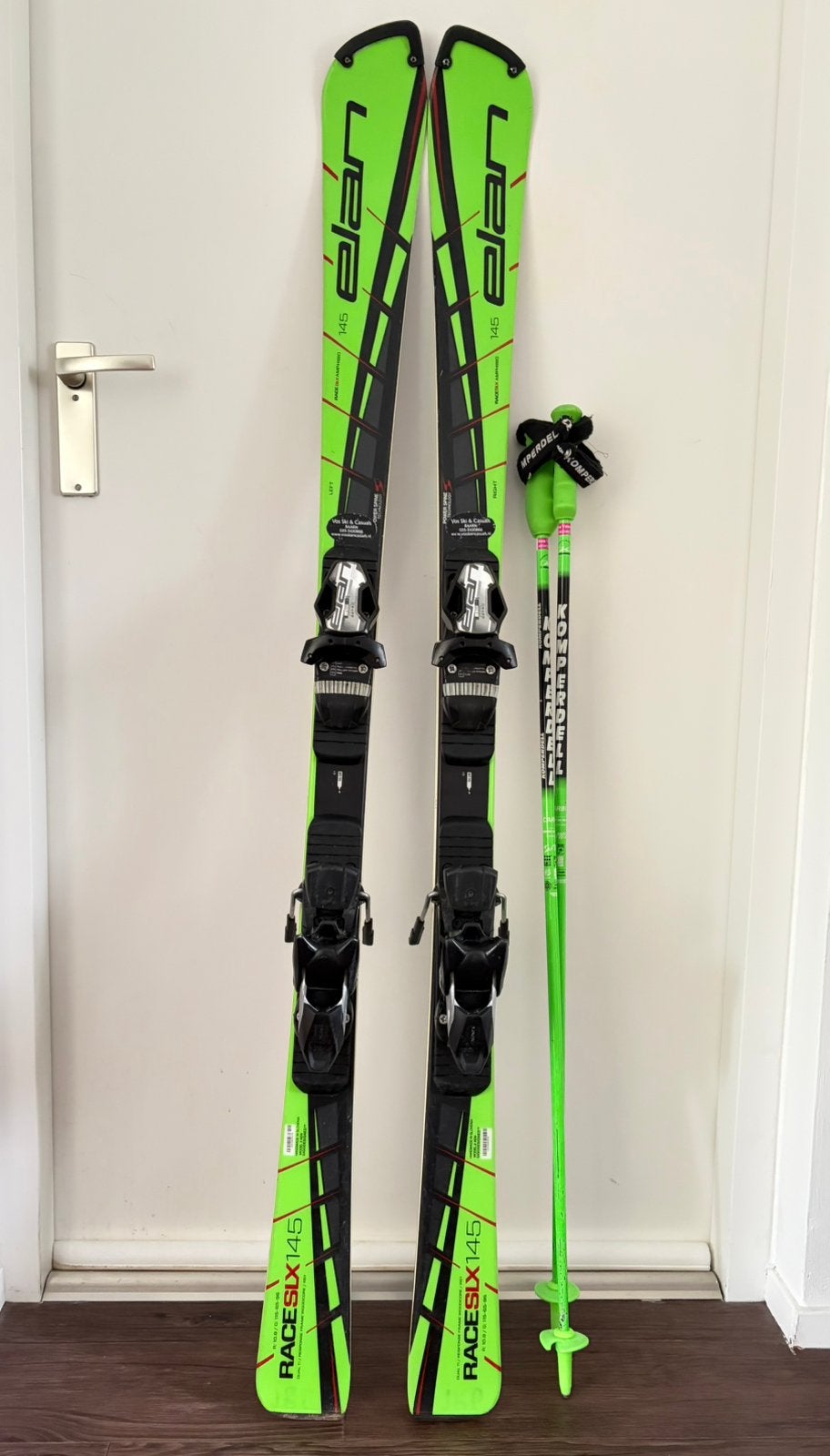 Elan Race SLX Amfibio 145 met stokken, 140 tot 160 cm, Zo goed als nieuw, Ski's, Ophalen